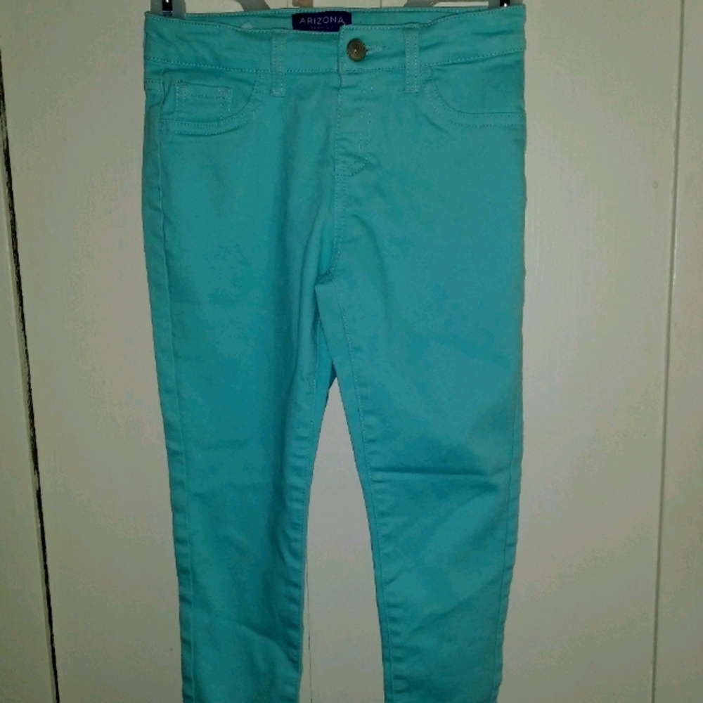 Arizona Girls Teal Pants Sz 8